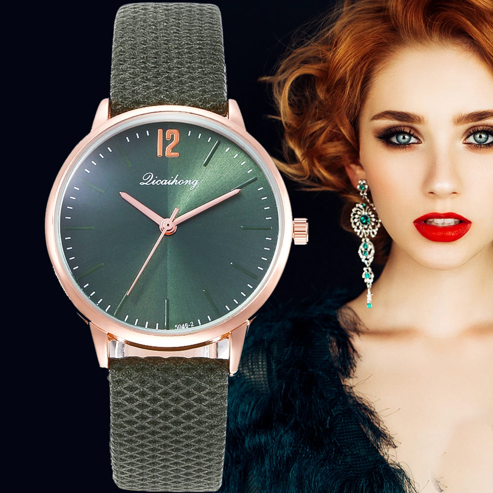 

Новинка 2021, роскошные Брендовые женские часы, простые Стильные кварцевые часы с кожаным ремешком, женские часы, часы, креативные студенческ...