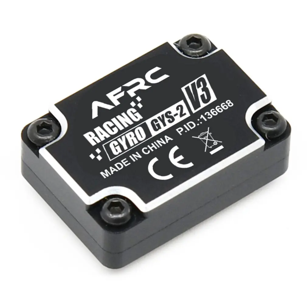 Microgiroscopio de Metal para coche, estabilizador de coche de derrape para MINI Z D Q 1/28 1/18, montaje mejorado, modelo de coche, AFRC GYS-2 V3-2