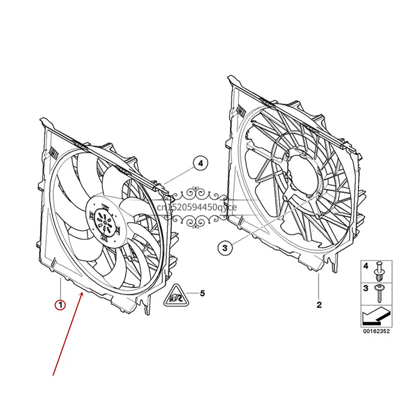 Вентилятор для резервуара воды вентилятор кондиционера охлаждающий электронный