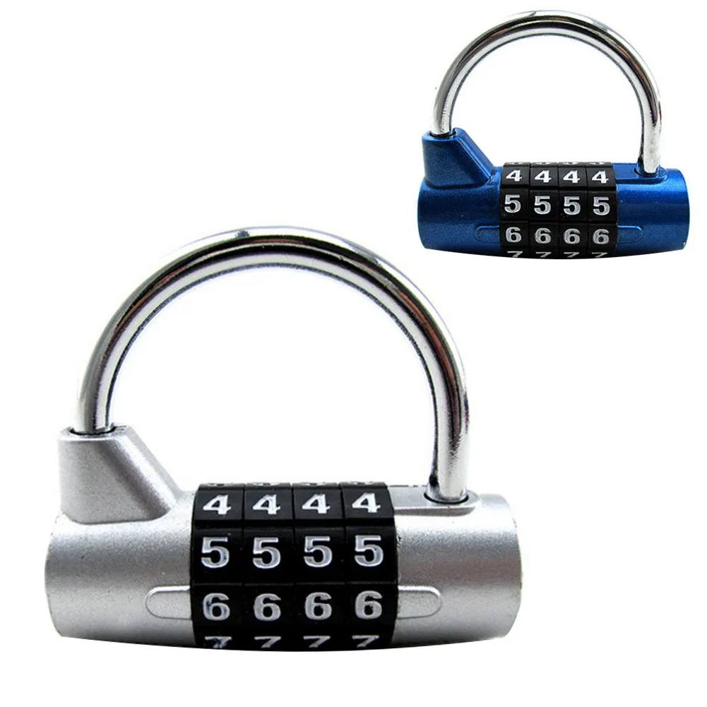 4 набора цифр путешествия Пароль Замок Набор принадлежностей шкаф двери шкафа