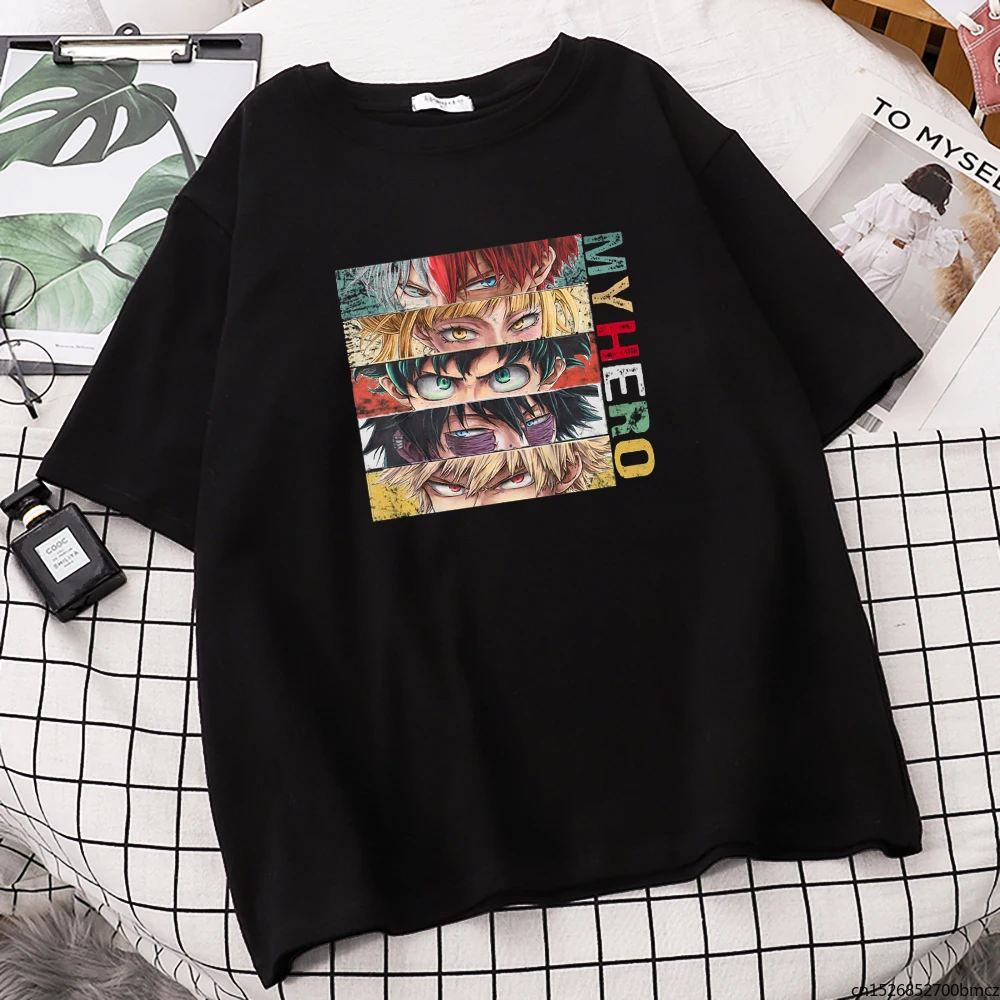 

My Hero Academia Gift For Women Kids Print Tops Creativity Quality T-Shirt Vogue Street Soft Women Top