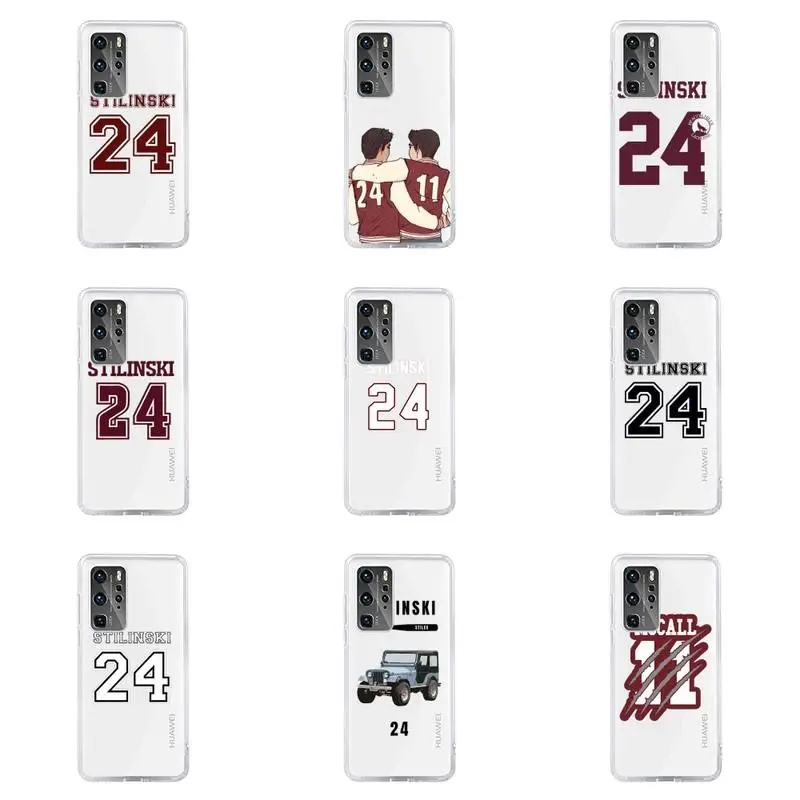 

Teen Wolf Stilinski 24 Phone Case For Huawei P40 P30 P20 Mate Honor 10i 30 20 i 10 40 8x 9x Pro Lite Transparent Cover