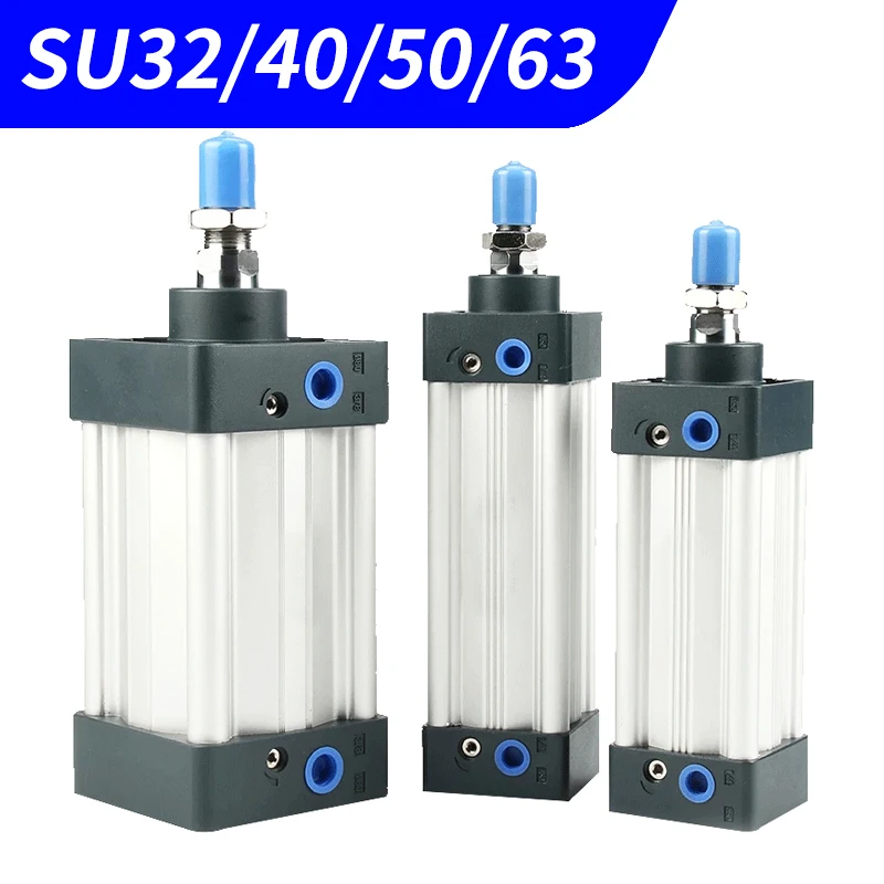 

Внутренний стержень с отверстием SU32/40/50/63 мм, Двойное действие, воздушные поршни цилиндров, ход 25-1000 мм, пневматические цилиндры