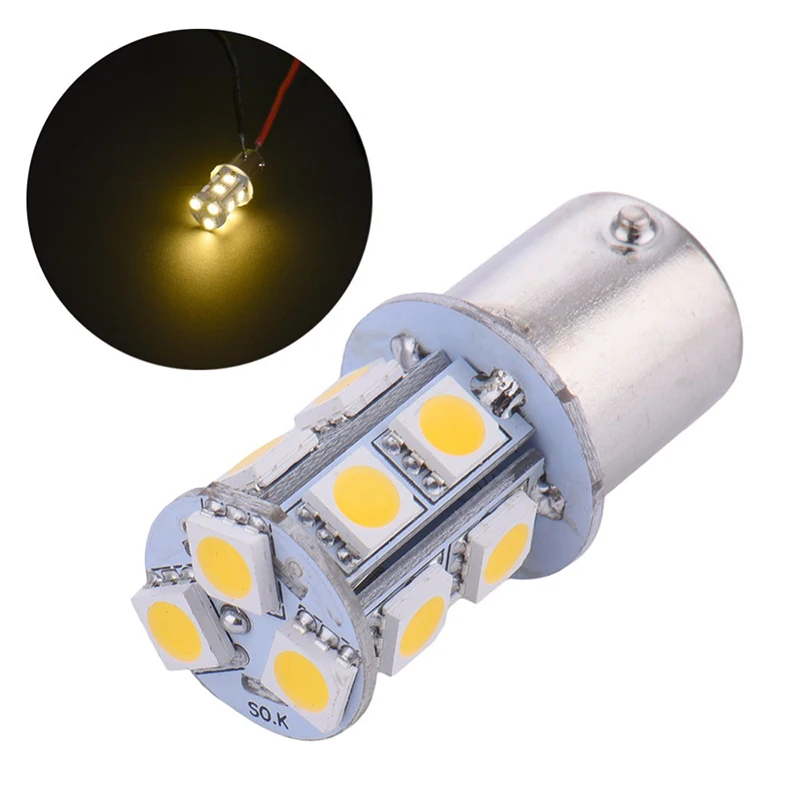 Автомобильная светодиодная лампа T20 W21/5W 7443 1156 1157 LED 13 SMD стоп сигнал стояночный