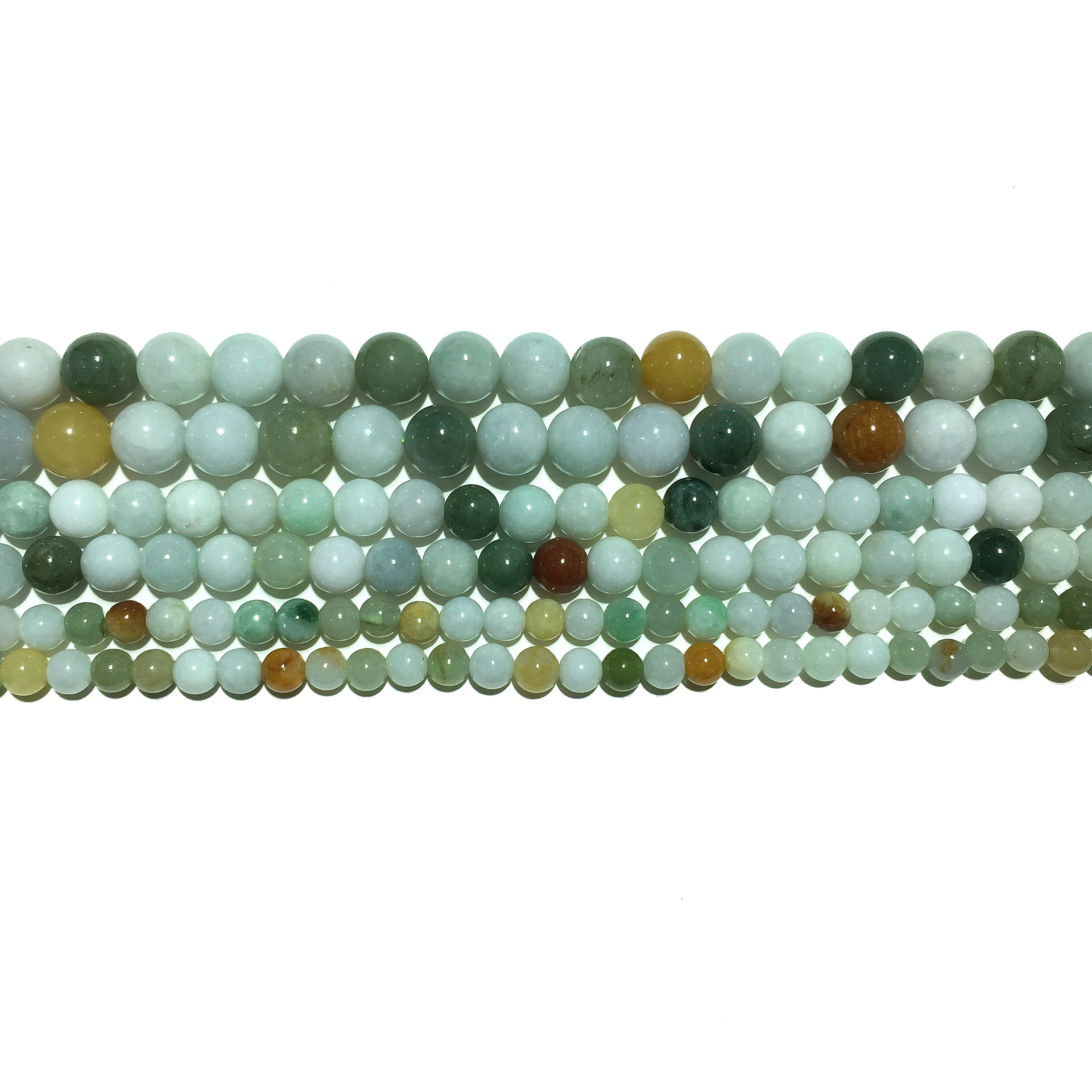 Бесплатная доставка круглые свободные бусины из натурального жадеита 6 8 10 12 мм