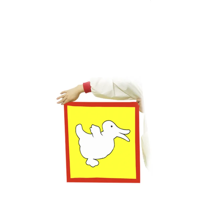 1 комплект волшебная ткань меняющая цвет шелковый шарф от кролика до утки