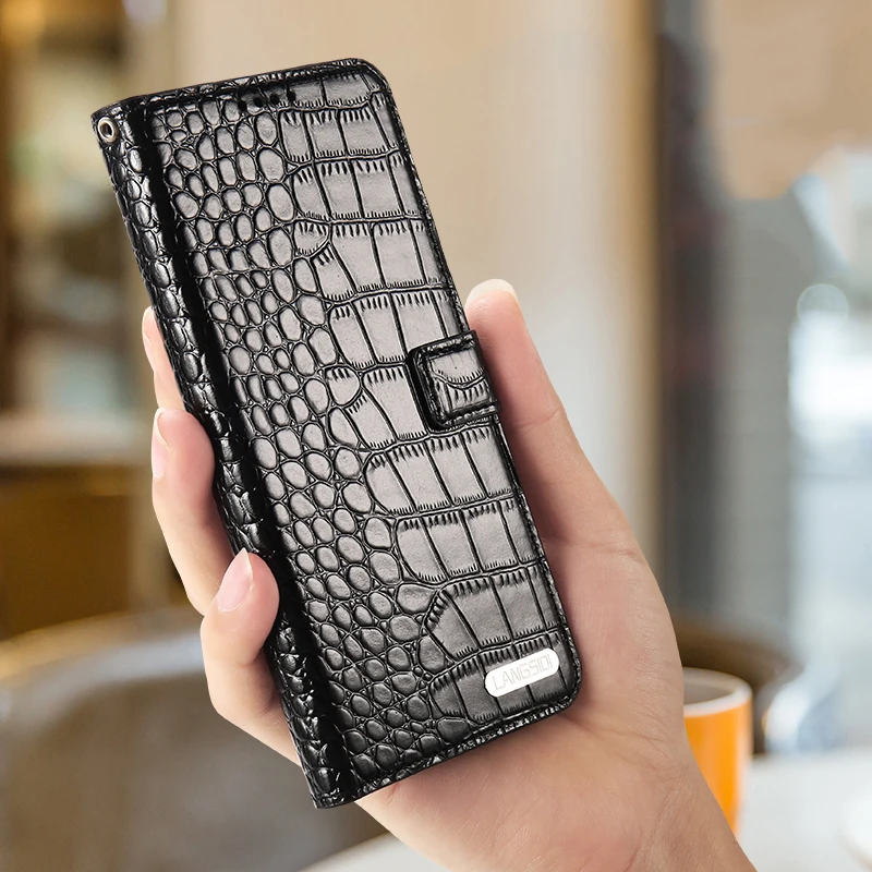 Флип-чехол из натуральной кожи для телефона iPhone 11 Pro 11 Pro max X XS XR XS max 6 7 8 plus роскошный защитный чехол из крокодиловой кожи