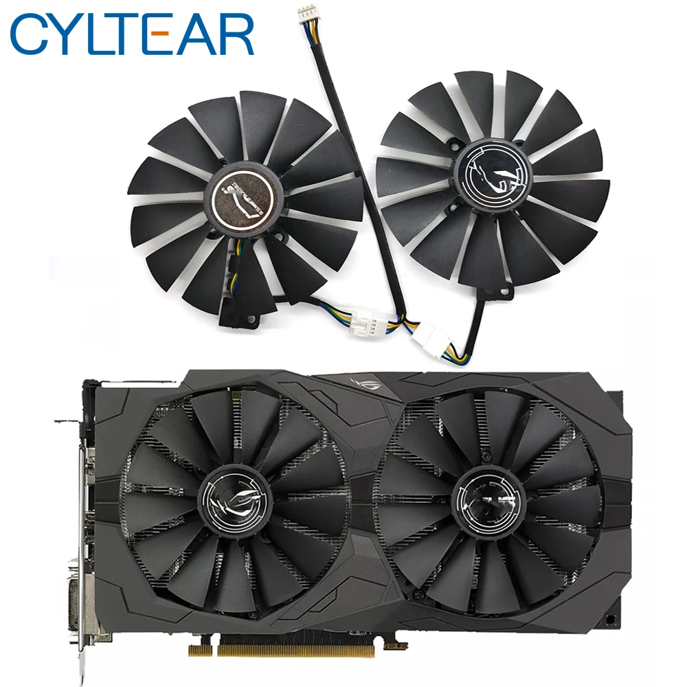 95MM T129215SM 0.25AMP Graphics / Video Card Cooler Fan FOR ASUS DUAL RX580 O8G | Отзывы и видеообзор