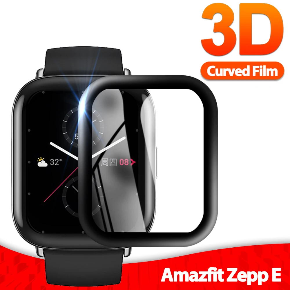 3D Soft Fibre Glass Protective Film Cover For Xiaomi Huami Amazfit ZEPP E Full Screen Protector for Amazfit ZEPP E SmartWatch