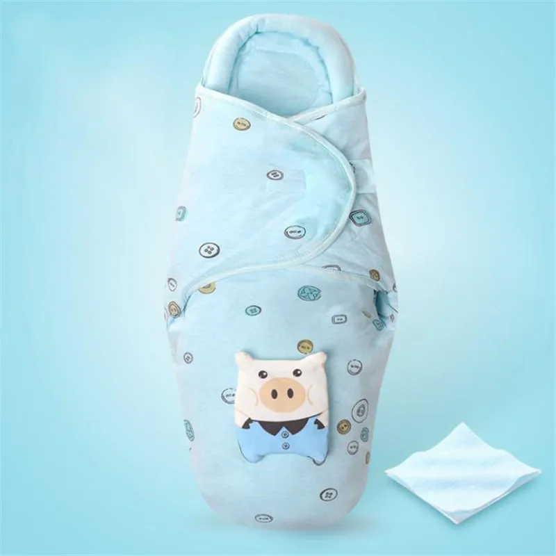 Спальный мешок для новорожденного ребенка хлопок Теплый Пеленальный 60*30 см