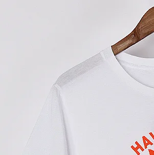 

2021 Spring and Summer New Casual Simple Round Neck Smiley Sun Flower Print T-shirt