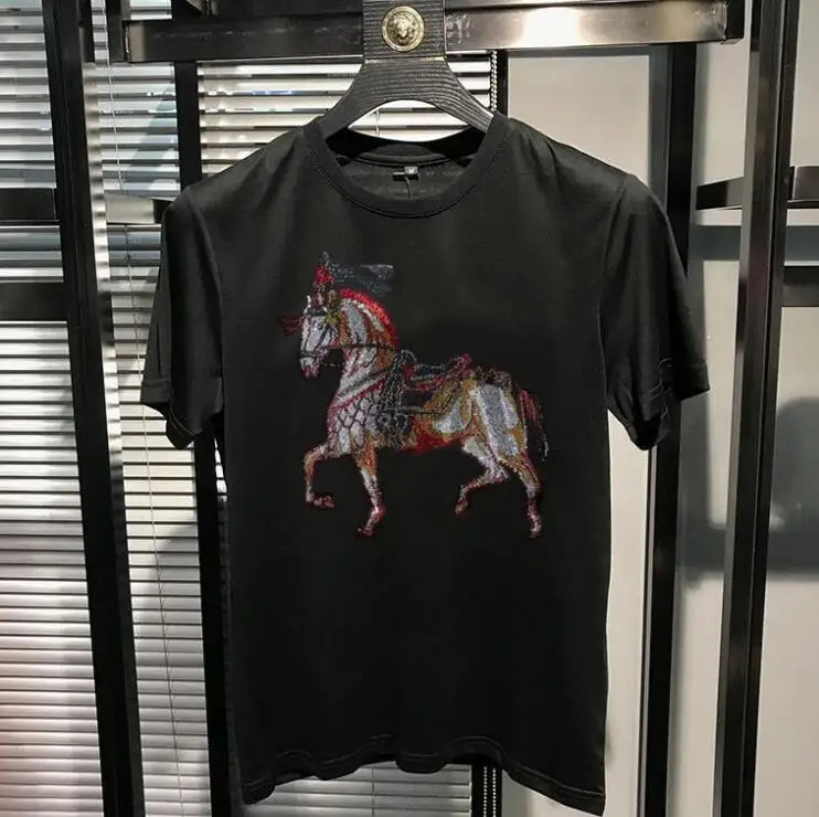 

Мужская Повседневная футболка, Повседневная Уличная футболка с камнями, лето 2021