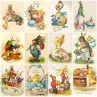 Алмазная вышивка EverShine, животное, кролик, вышивка крестиком, Алмазная мозаика, Пасхальная картина стразы, художественная живопись, вышивка бисером, настенное искусство