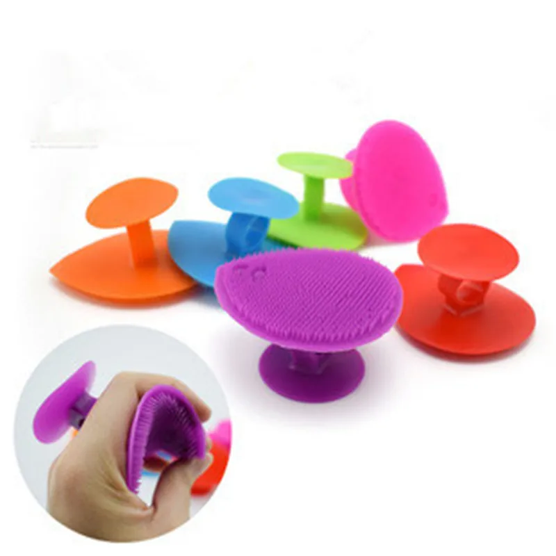

New Arrival Silicone Beauty Washing Pad Facial Exfoliating Blackhead Face Cleansing Brush Tool Soft Deep Cleaning Face Brushes