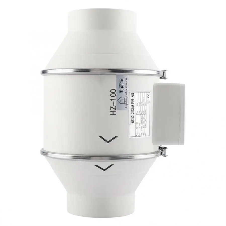 Воздуходувка высокая эффективность встроенный воздуховод вентилятор вытяжка