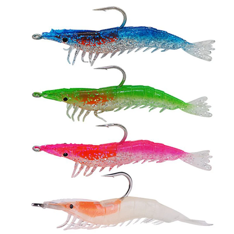 Мягкие приманки рыболовные с металлическим крючком из свинца 9 см 10 г рыба