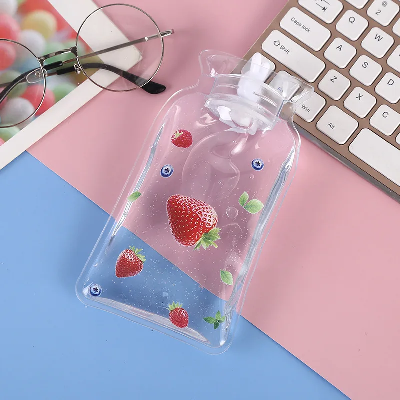 Сумка для бутылки с горячей водой термобутылка воды обогреватель рук прозрачный