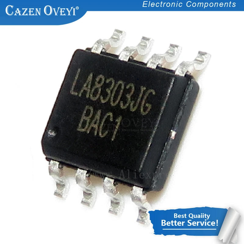 

5pcs/lot LA8303JG LA8303 SOP-8 spotlights Driver IC original authentic In Stock