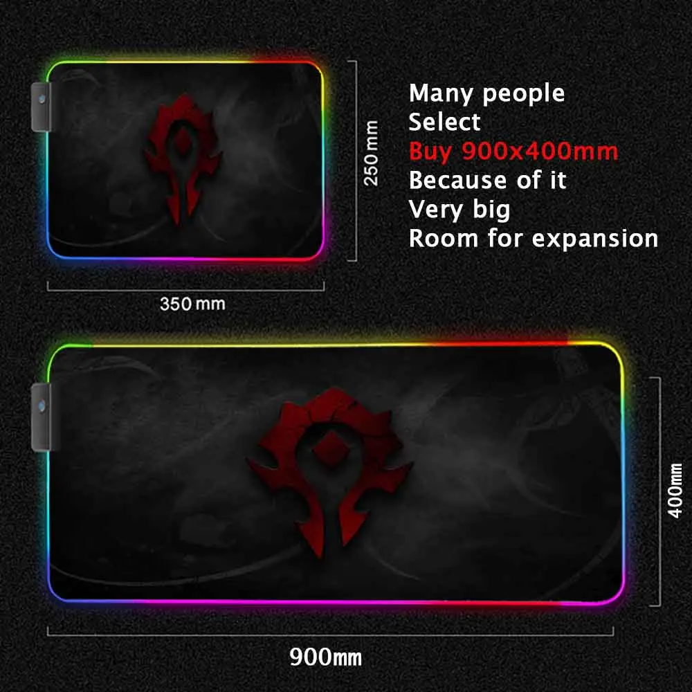 horde laptop pad gaming room accessories mat on desk mouse pads gaming keyboards gamer girl extended pad led rgb rug gloway pads free global shipping