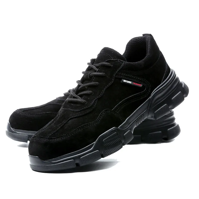 

Fashion Mens Work Boots Fashion Outdoor Steel Toe Indestructible Safety Shoes Winter Shoes Lightweight Industrial Safety Boots