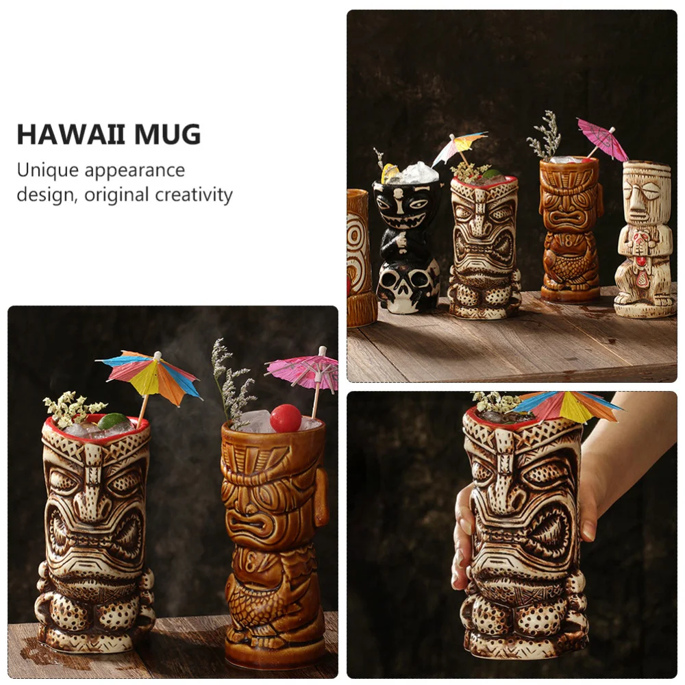 

1pc Hawaii Style Mug Cocktail Glass Party Mug Party Festival