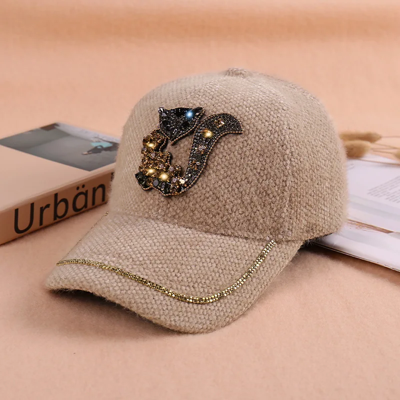 Autumn Winter Cotton Cap Baseball Cap Snapback Hat Summer Cap Hip Hop Fitted Cap Hats For Men Women 3D Sequins Beads Letter Dec