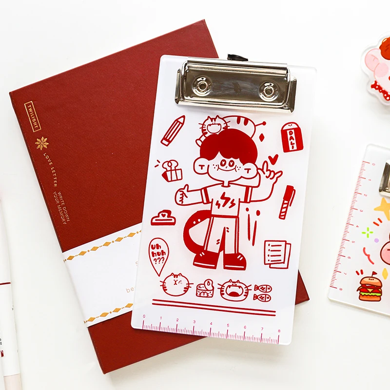 Сумеречная акриловая подкладка милая серия волн креативный персонаж ручная