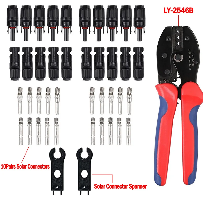 Набор инструментов для обжима солнечных батарей 2 5-мм²/AWG26-10 | Строительство и