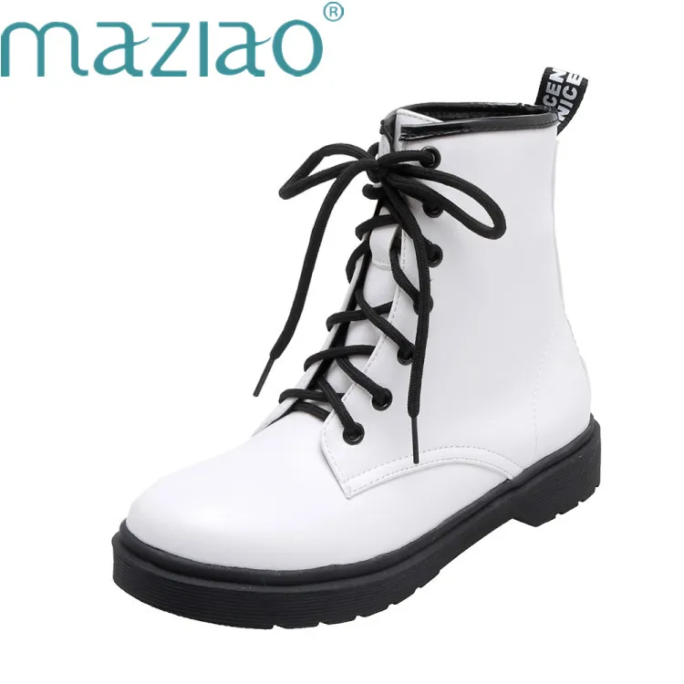 Женские ботинки Martin новинка весны 2019 женская обувь из мягкой кожи с круглым