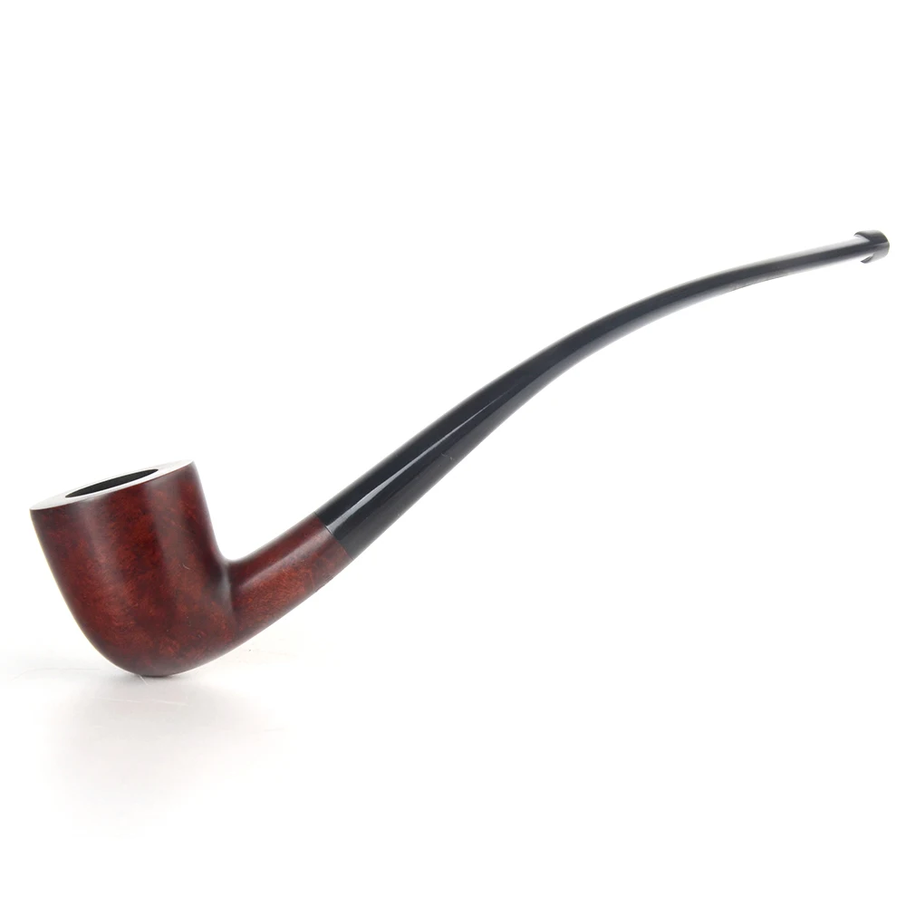 Труба для курения табака гладкая готовая небольшая изогнутая труба форма # L221