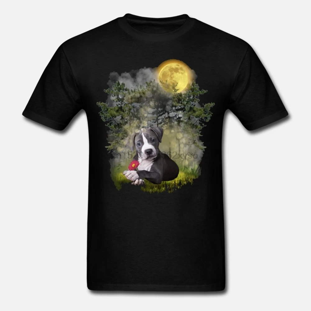 Мужская футболка питбулл собака животные мой лучший друг ПЭТ папа футболки с