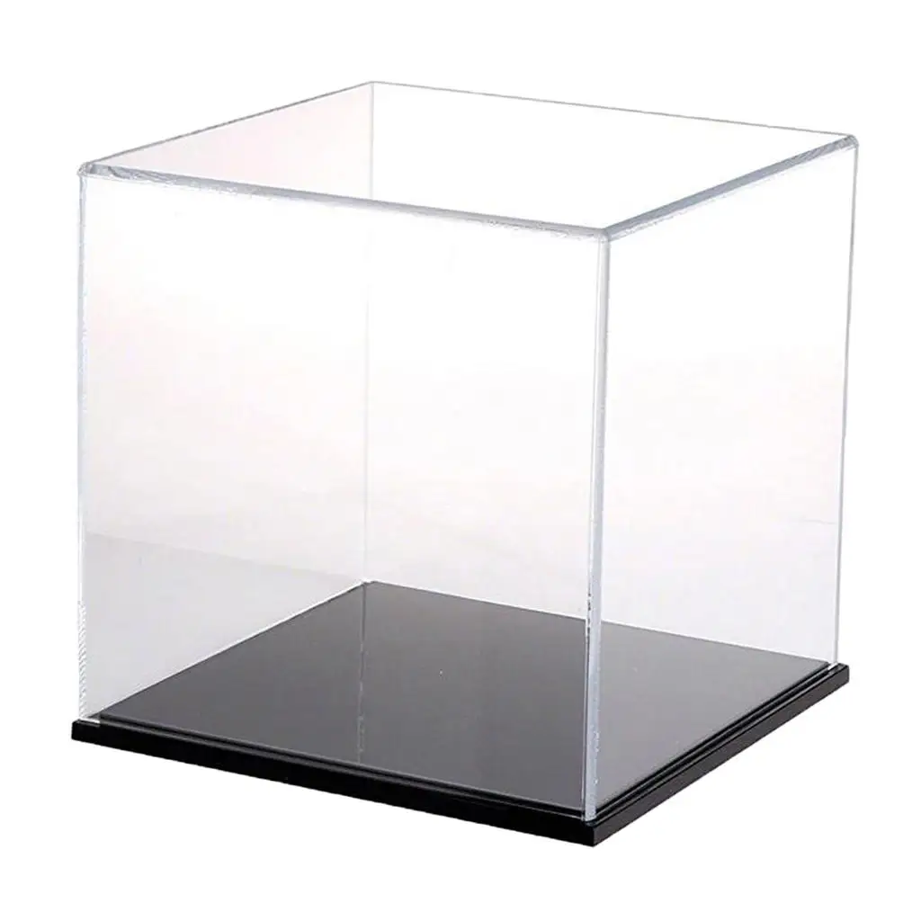 

Doll Car Collection Display Case Show Box Dustproof Protector Container 8cm