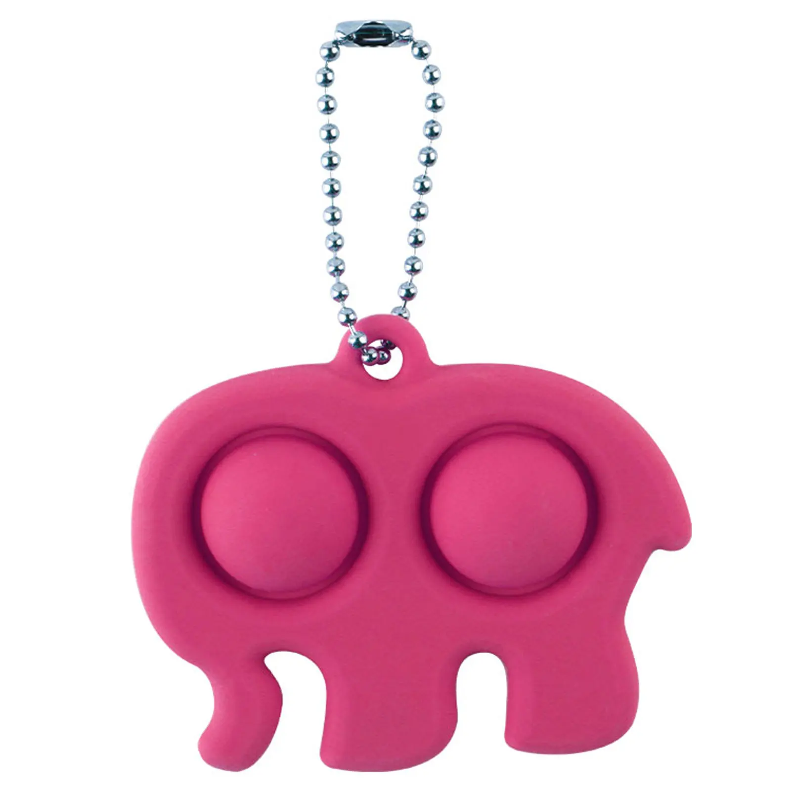 

Funny Decompression Key Chain Creative Elephant Adult Anti-anxiety Stress Relief Children Intellectual Development Key Ring Toy
