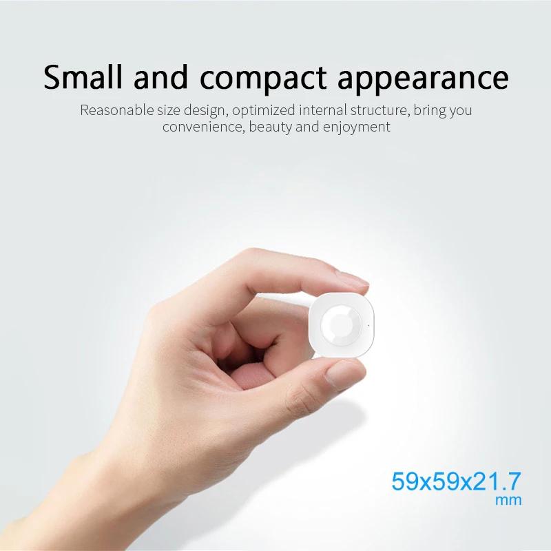 

Tuya Wifi Human Body Sensor Smart Home Mini WiFi PIR Motion Sensor Security Burglar Alarm Sensor Remote Via Tuya Smart Life APP
