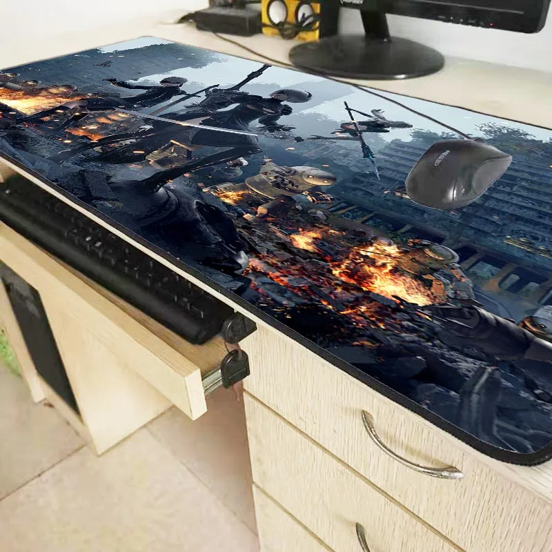 Большой скоростной коврик для мыши Mairuige 90x40 см моющийся игровой большой