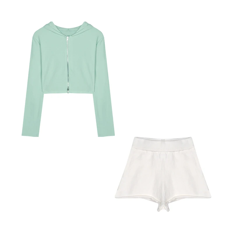 

Sports Cap Sunscreen Long-sleeved Short Autumn Thin New Korean Version Loose Jacket Fashion Lady Girl Casual Outwear Sexy