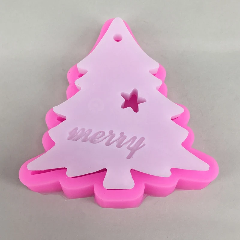 Рождественская елка силиконовая форма Снежинка Лось Сделай Сам ароматический