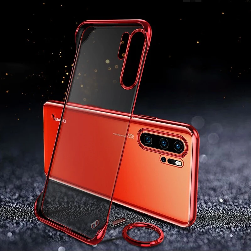 Матовый безрамный чехол для Huawei P20 P30 Pro Mate 20 lite Прозрачный телефона из ПК Honor 10i 20i