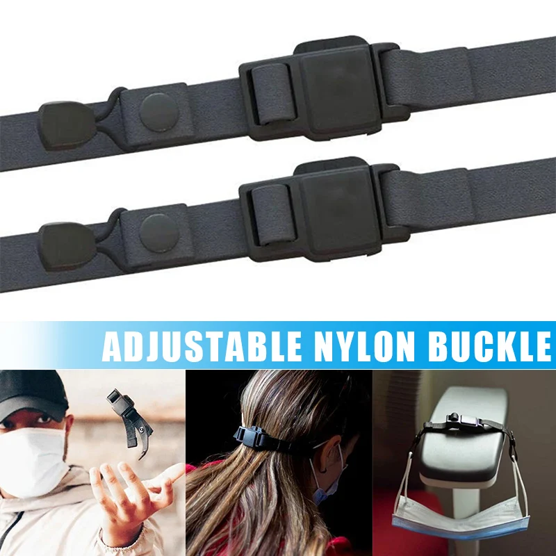 

1/2pcs Adjustable Elasticity Strap for Protect Your Nose and Ear Fixing Ear Loops EIG88