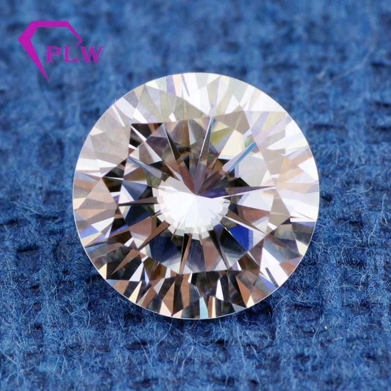 В том числе сертификат скидка качество EF Цвет 2 карат 8 мм 5 шт./упак. Муассанит VVS