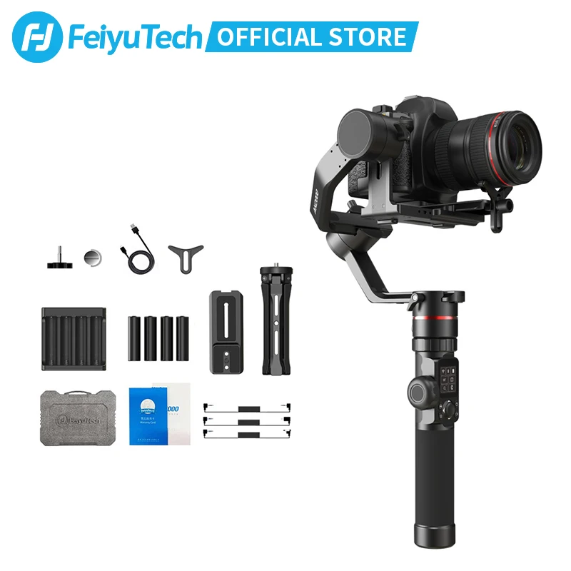 3 осевой Стабилизатор камеры FeiyuTech AK2000 для цифровых зеркальных фотокамер штатив с