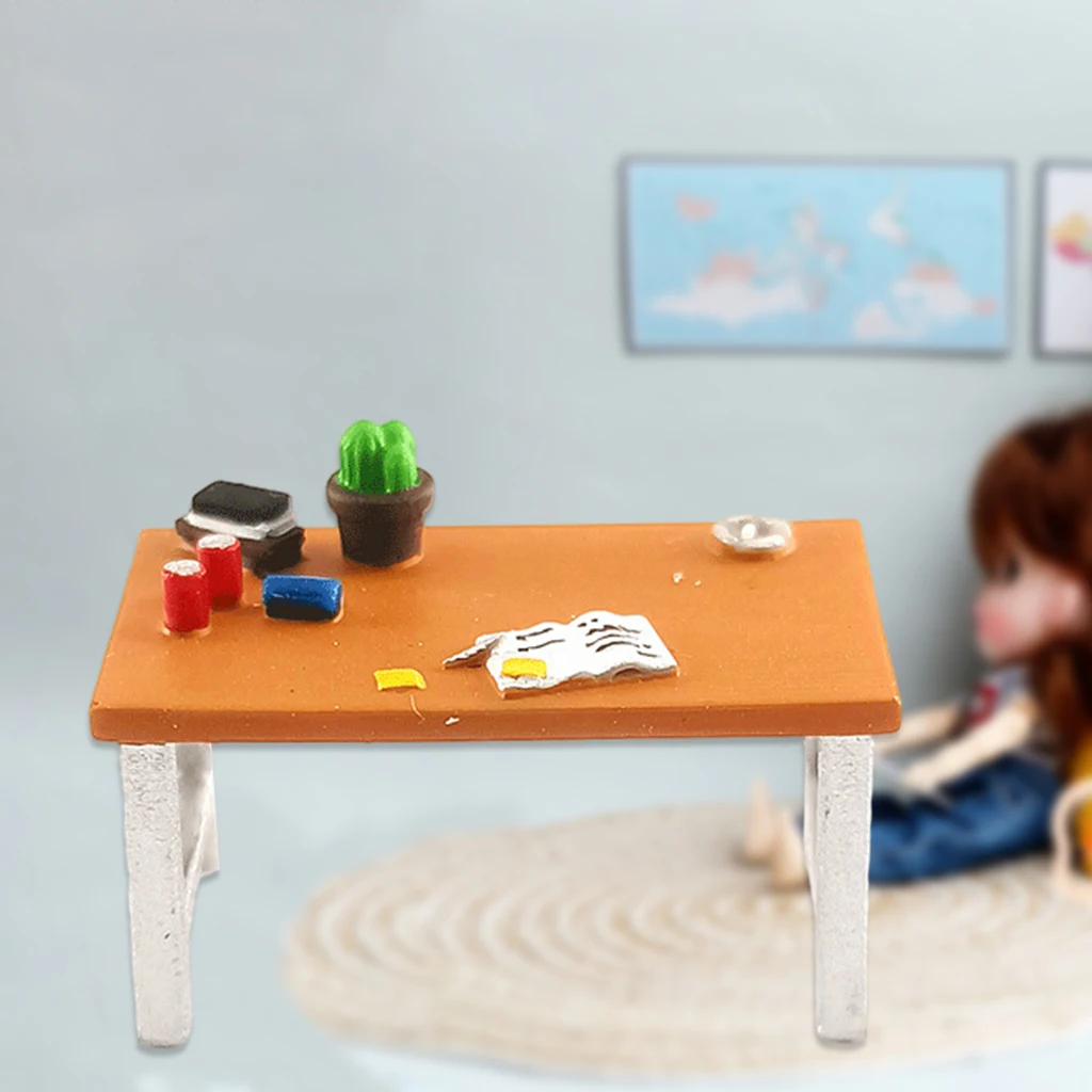 

RM Diorama 1/64 Scale Resin Tool Table Repair Worker Garage Doll Scene Decor Micro Landscape Layout Toys for Fire Wheel