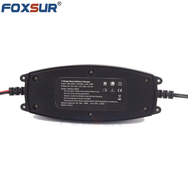 FOXSUR 6 в 12 7 stage автомобильное зарядное устройство для мотоцикла зимний режим и
