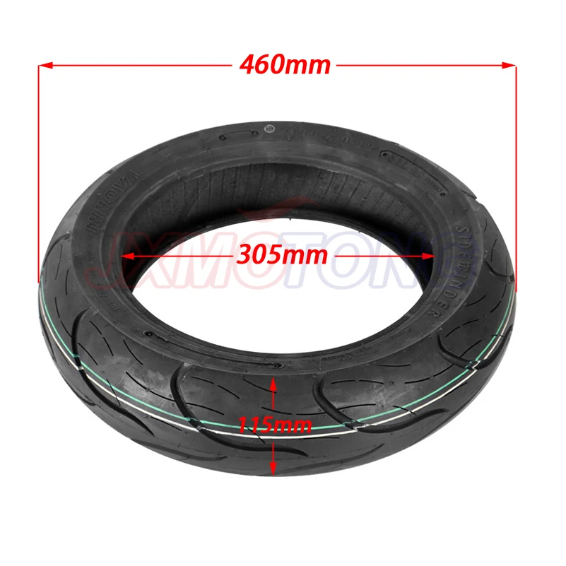 120/70-12 12-дюймовая полутермоплавкая шина для мотоцикла бескамерная Honda Kawasaki Yamaha