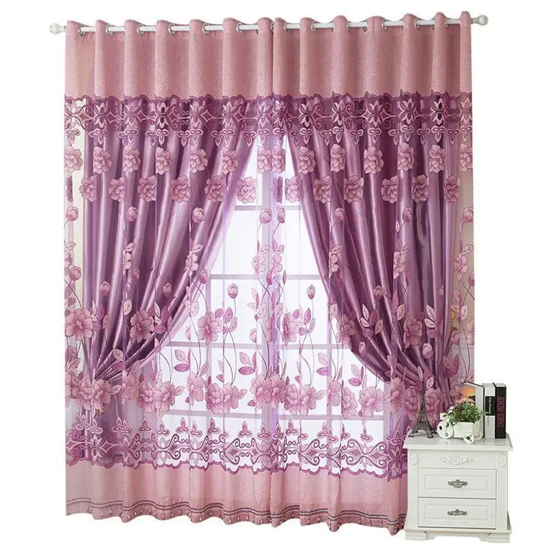 Tende Pour Le Salon European Cortinados дети Vorhang Gardinen спальня кухня Rideaux для гостиной Cortinas