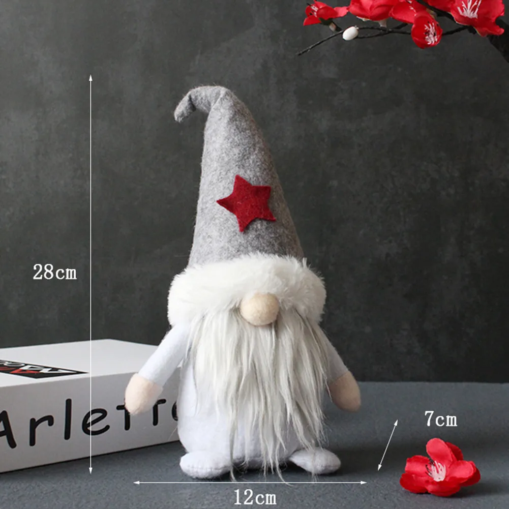 

Christmas Gnomes Plush Santa Doll Xmas Gonk Dwarf Xmas Tree Decoration Ornaments Navidad Xmas Tree Hanging Decoration