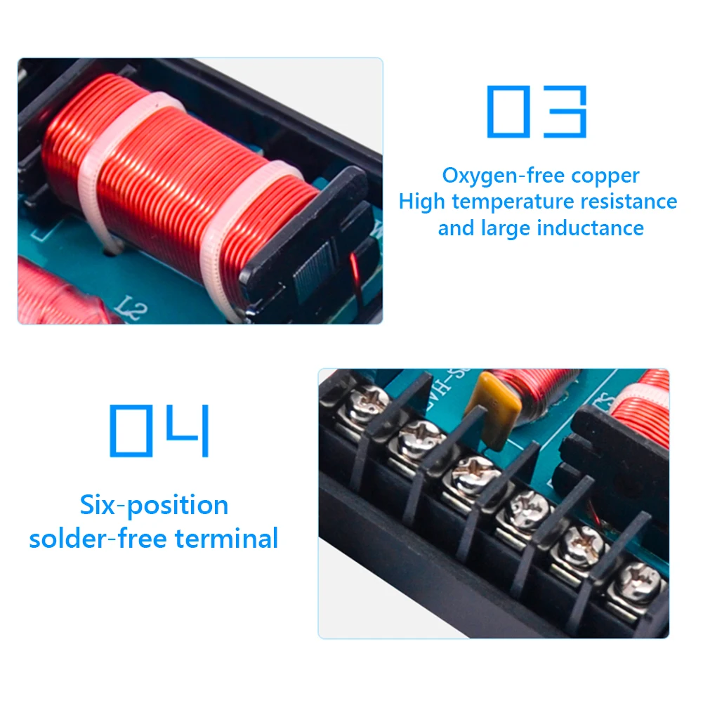 WEAH-2002 120 Вт 2-полосный кроссоверный спикер делитель частоты сделай сам