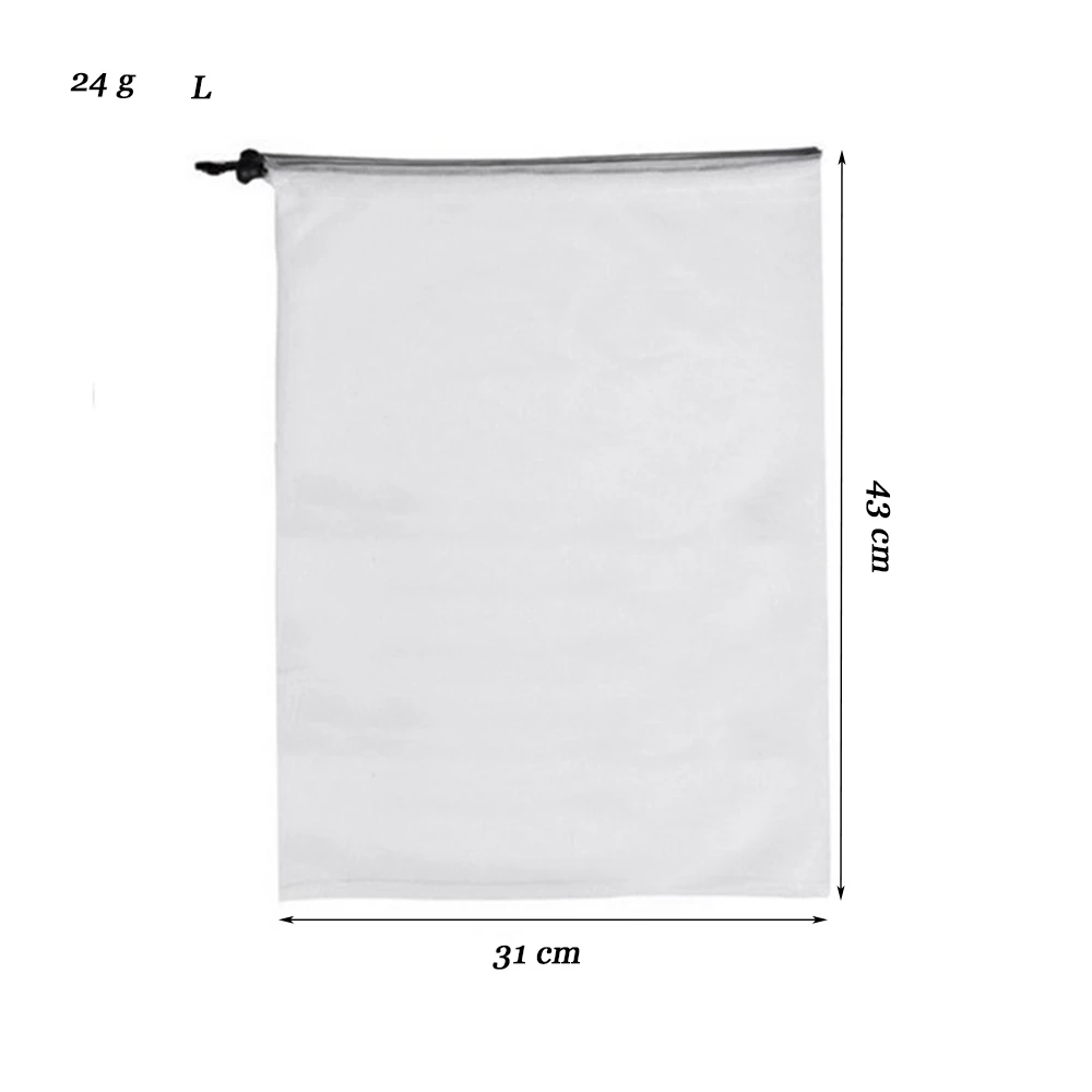 L 43 x 31 cm Многоразовые сумки для овощей, сумочки в виде фруктов, Экологичные хозяйственные сумки, сетчатые сумки, кухонные сумки для хранения, кухонные аксессуары - Цвет: L 43 x 31 cm
