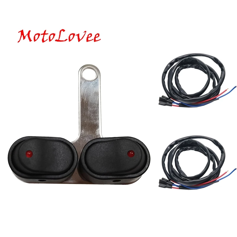 

MotoLovee 12V Motorcycle Switch ON-OFF Handlebar Adjustable Motobike Waterproof Turn Signal Start Fog Switches Buttons
