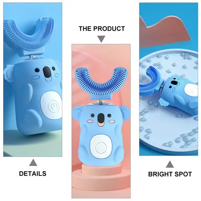 

Musical Children Electric Toothbrush U-Shape Cartoon Rechargeable Toothbrush